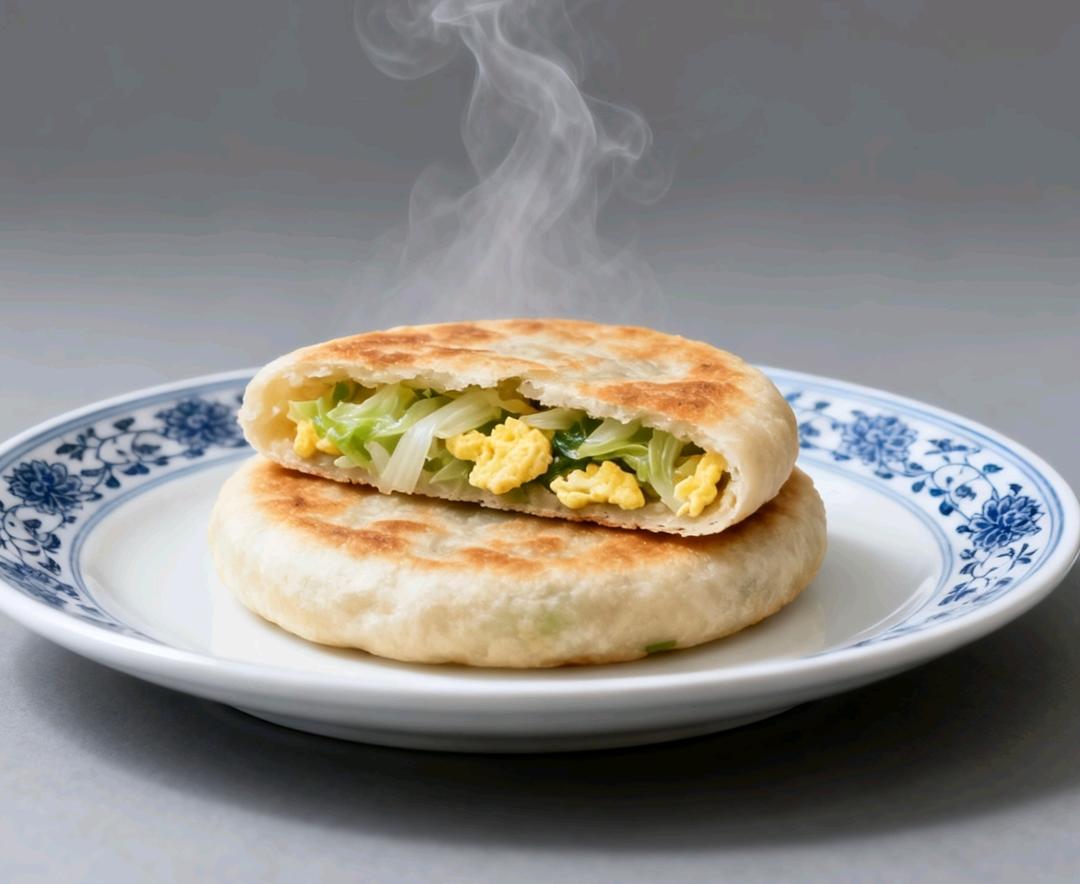 白菜鸡蛋馅饼
