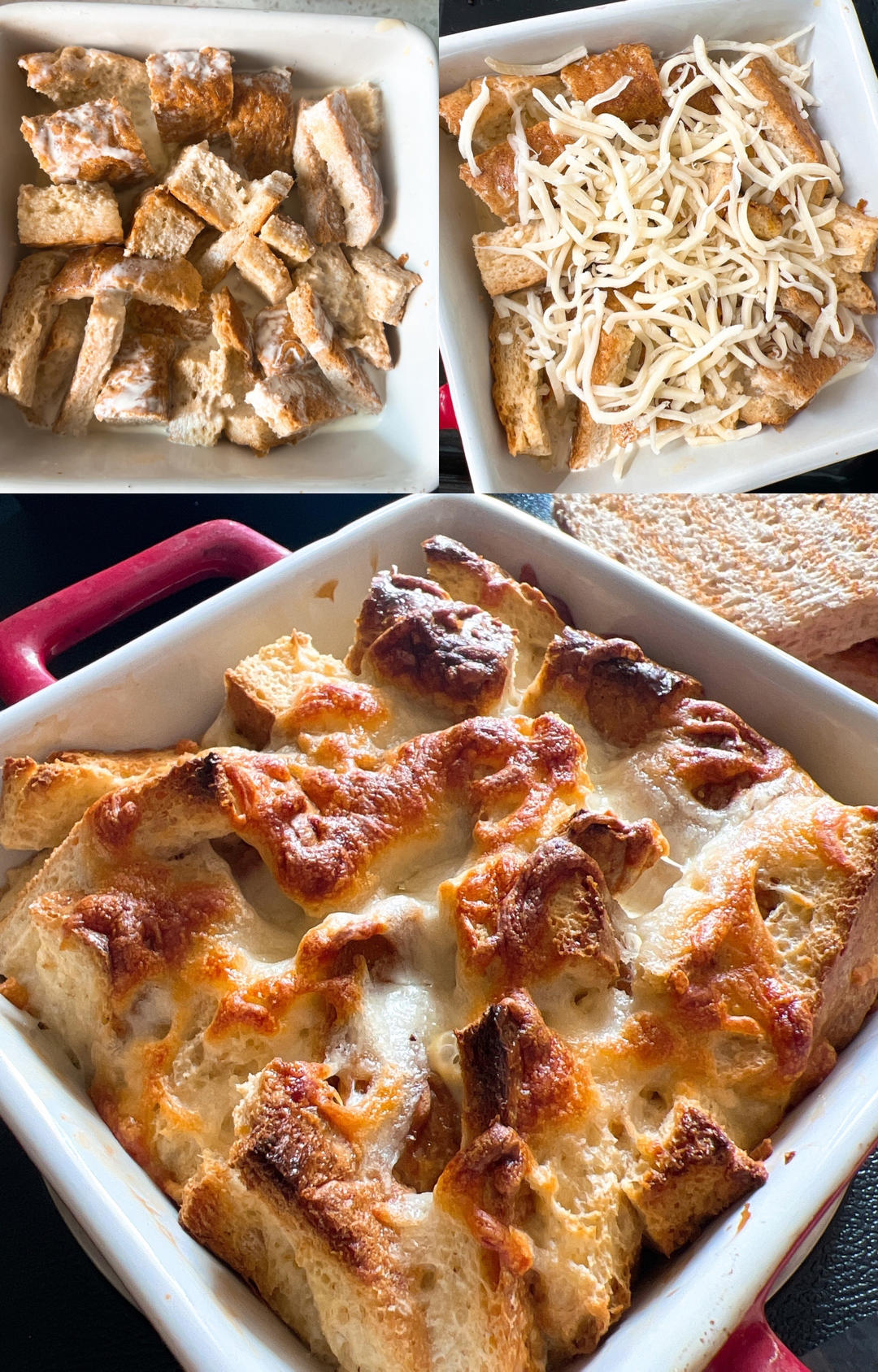 巨简单的早餐吐司布丁，出炉就能干掉一碗，早餐吃它绝了