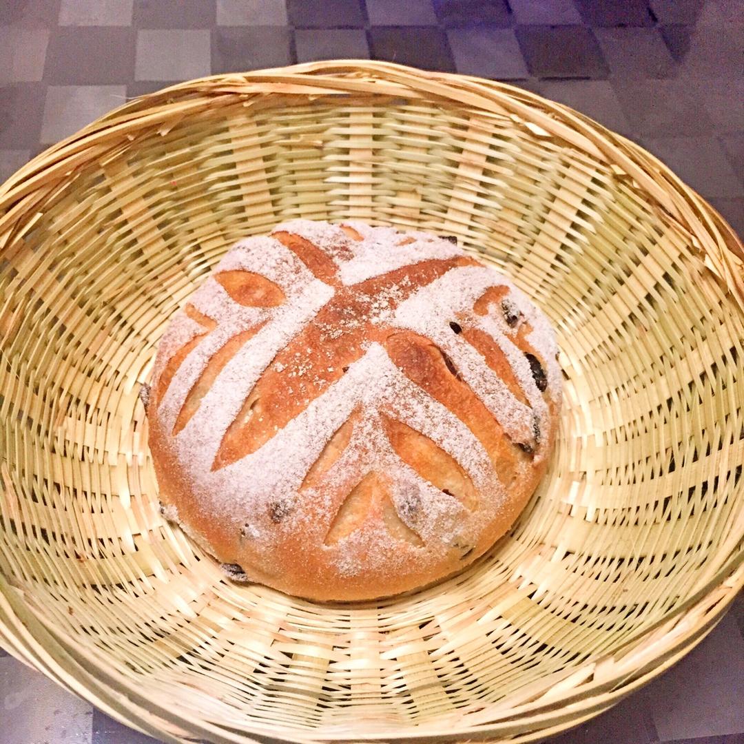 黑麦蔓越莓软欧包