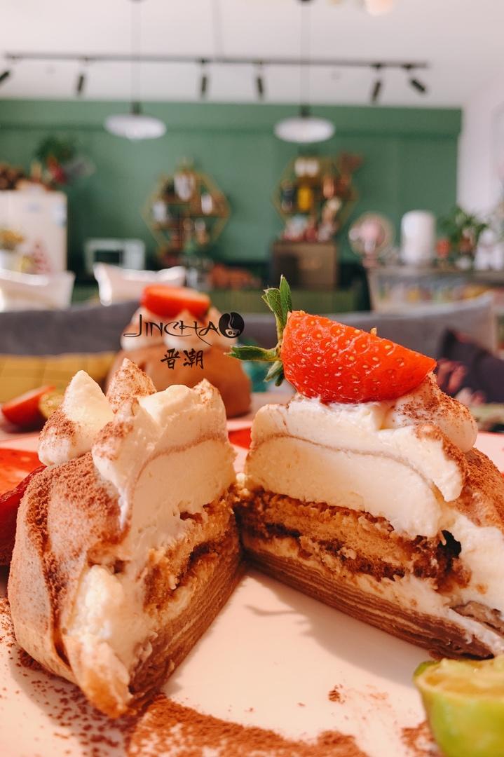 袋状提拉米苏可丽饼蛋糕