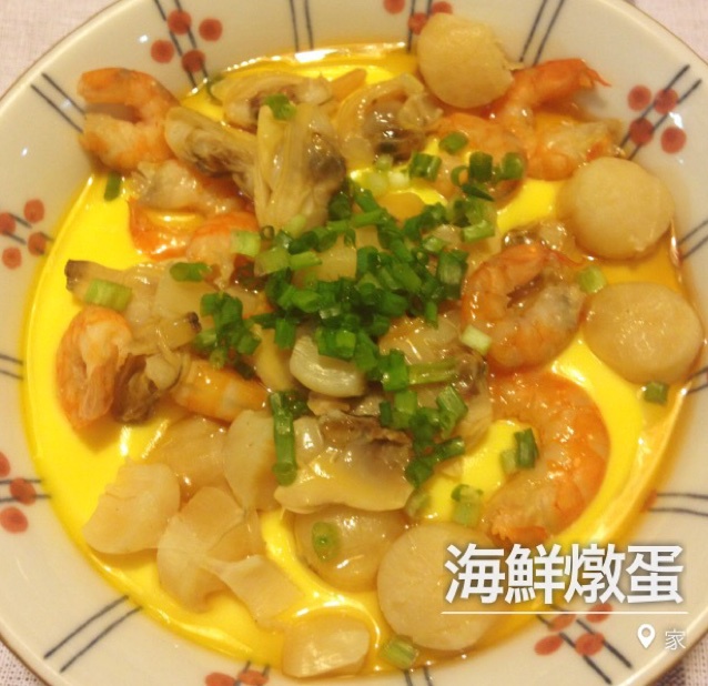 干贝燉蛋