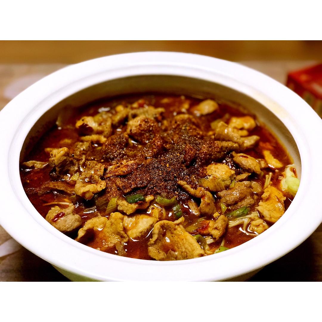 水煮肉片（吃不够的下饭菜）