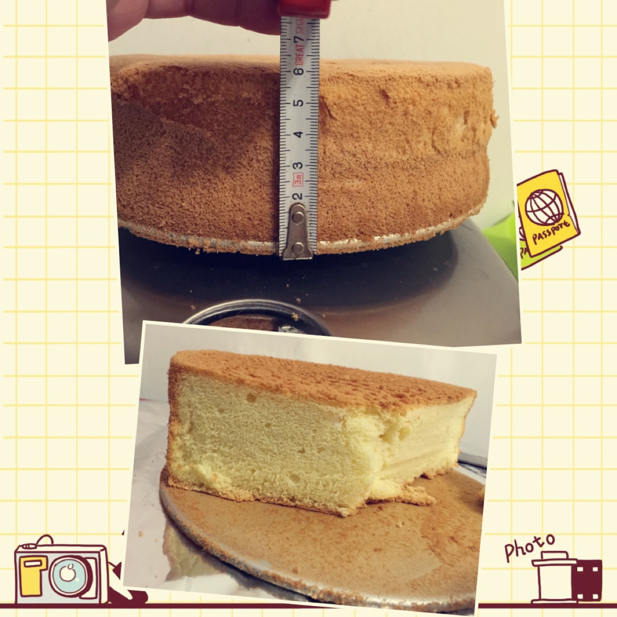 超简单完美戚风蛋糕（6寸2蛋）附打发、翻拌、脱模视频