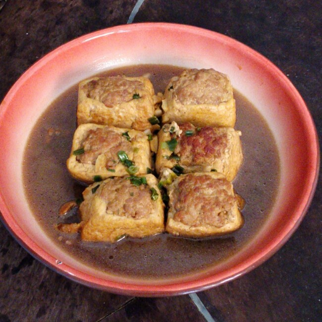 客家煎酿豆腐