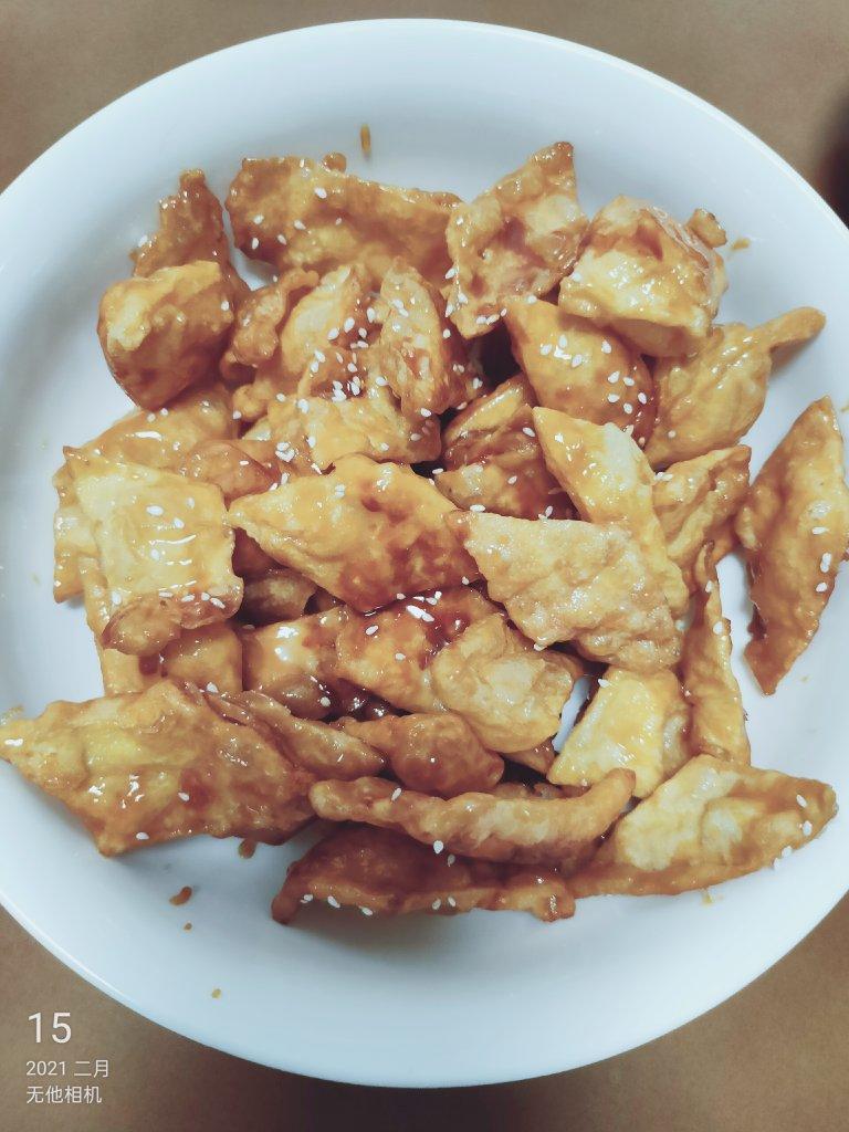 大人孩子都爱吃的酥黄菜