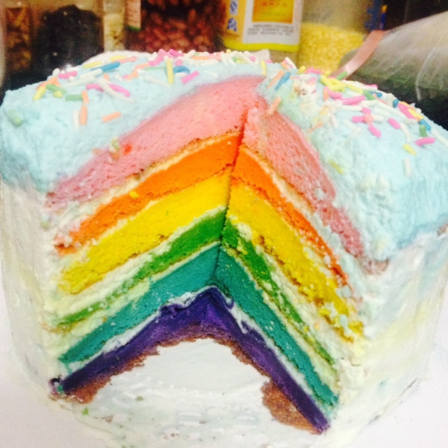 彩虹蛋糕