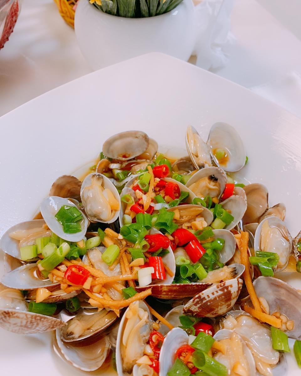 小羽私厨之葱油花蛤