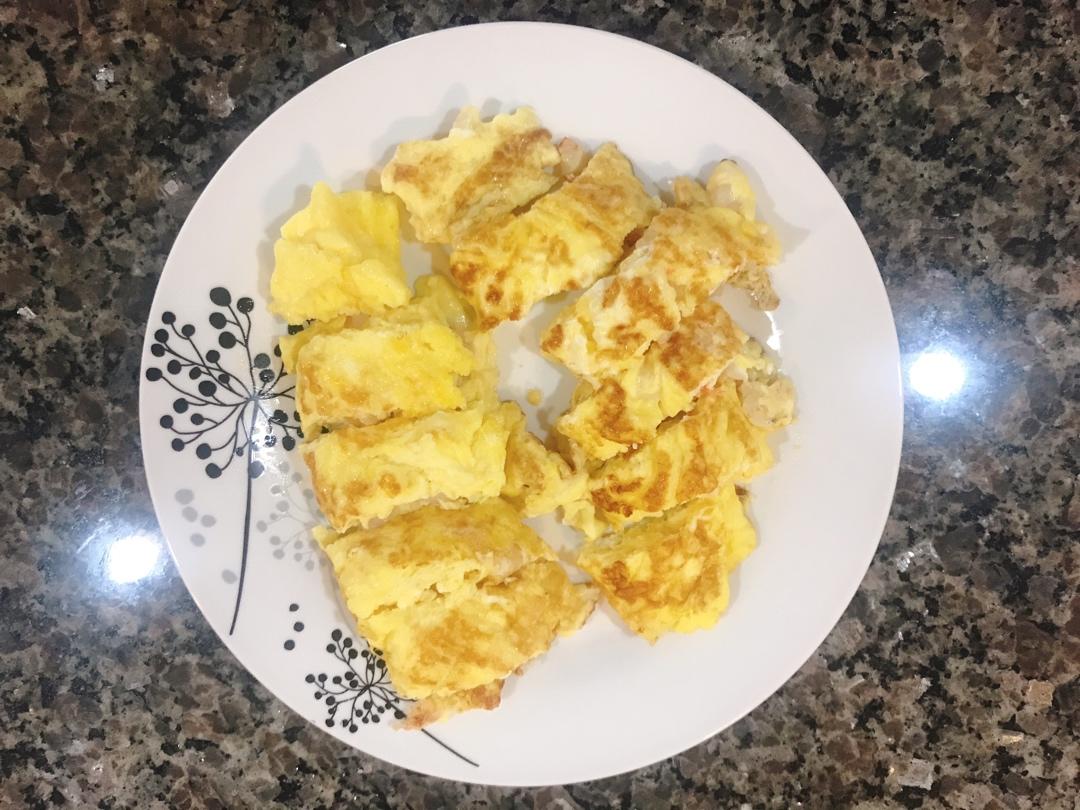 虾仁厚蛋烧