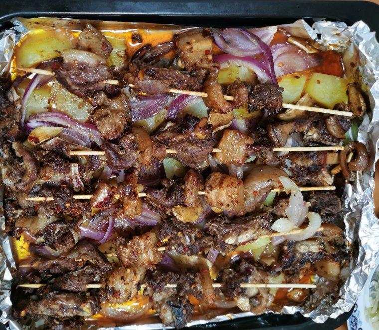 烤羊肉串
（烤箱版）