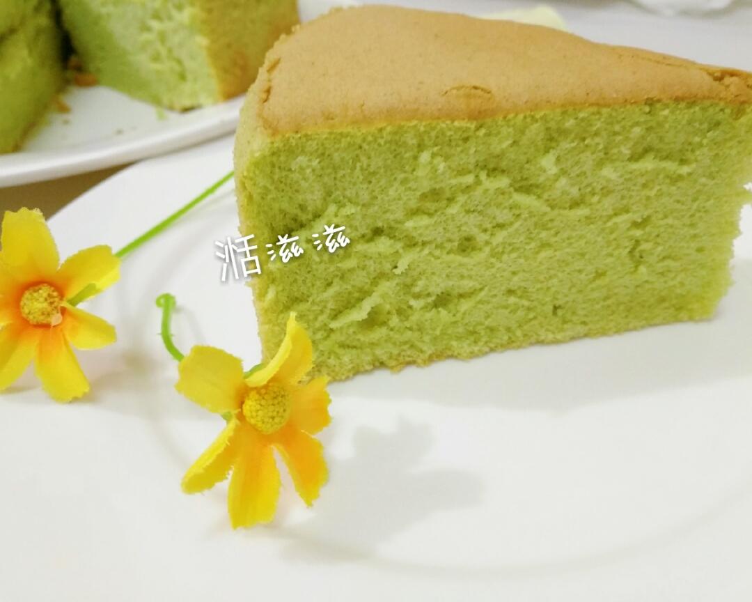 菠菜蛋糕（八寸）的做法