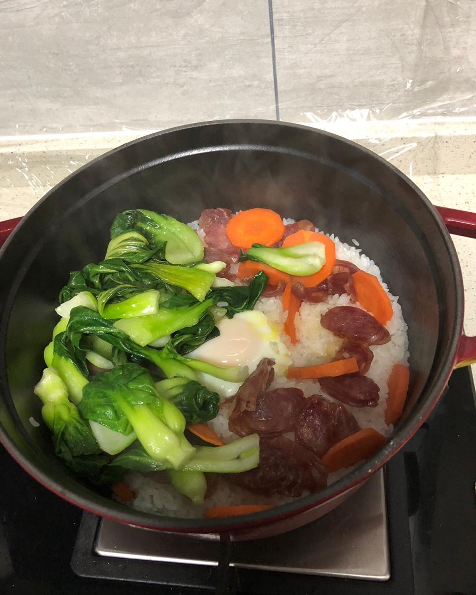 经典staub铸铁锅食谱之---腊味煲仔饭
