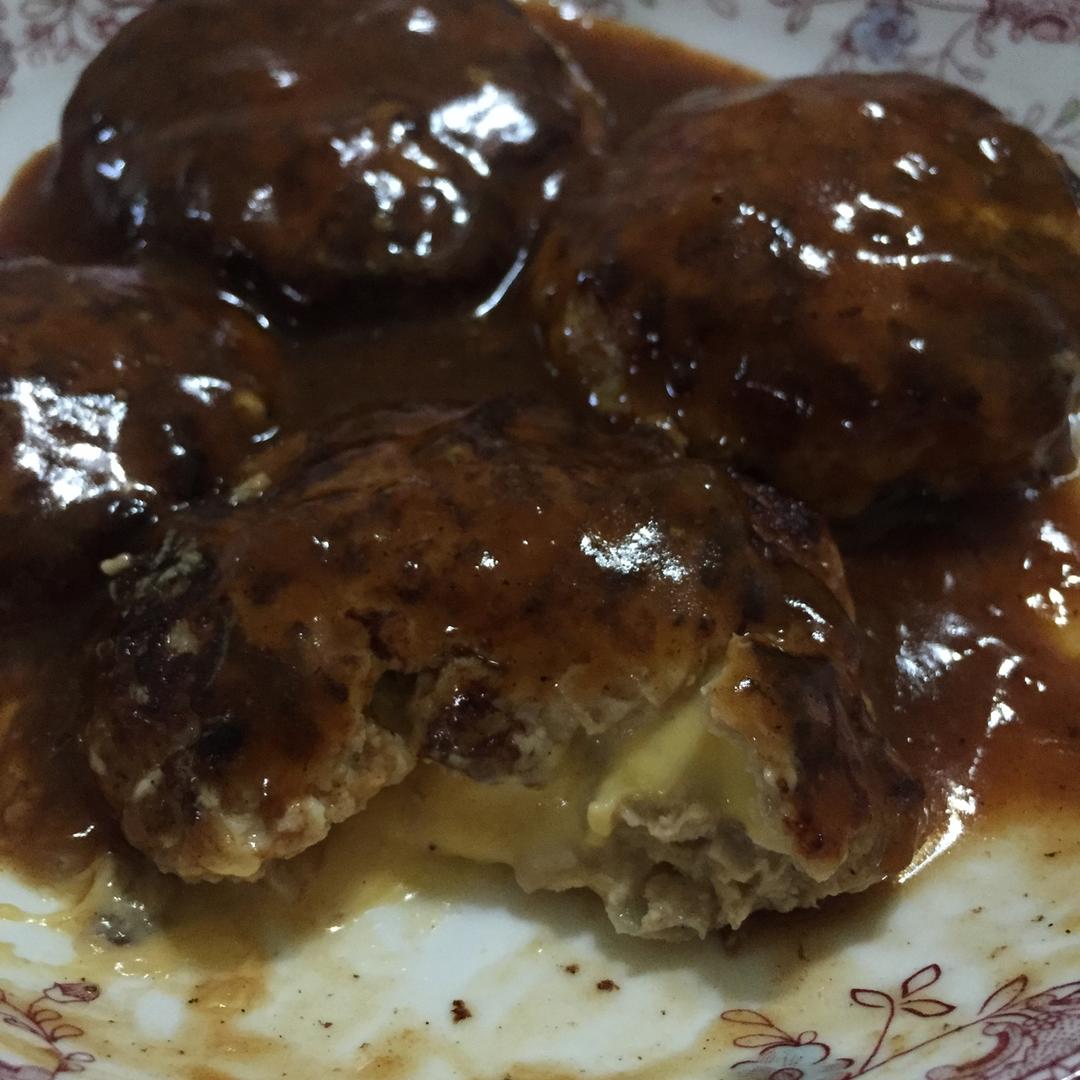 流心芝士汉堡肉