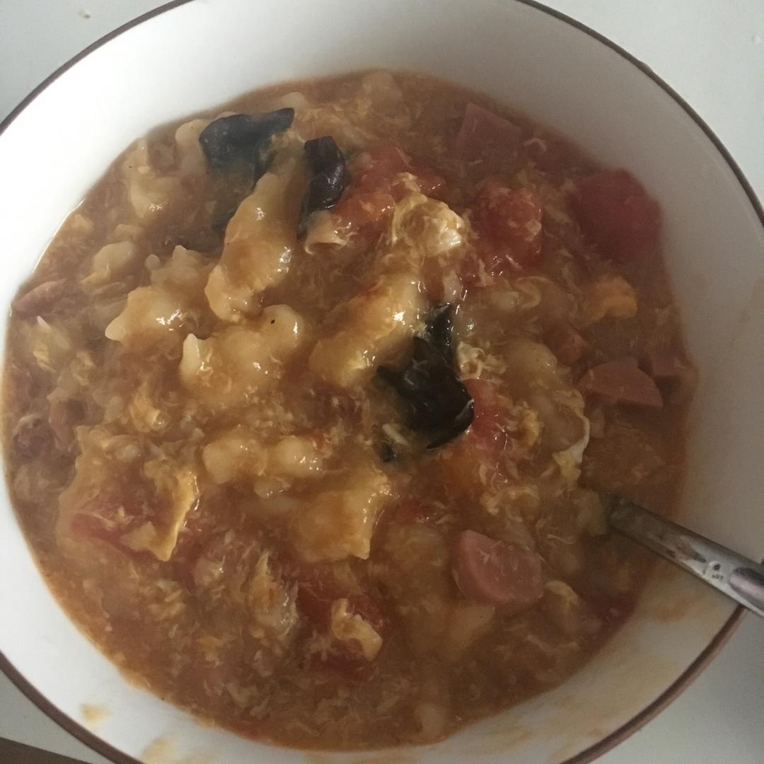 简单早餐-疙瘩汤