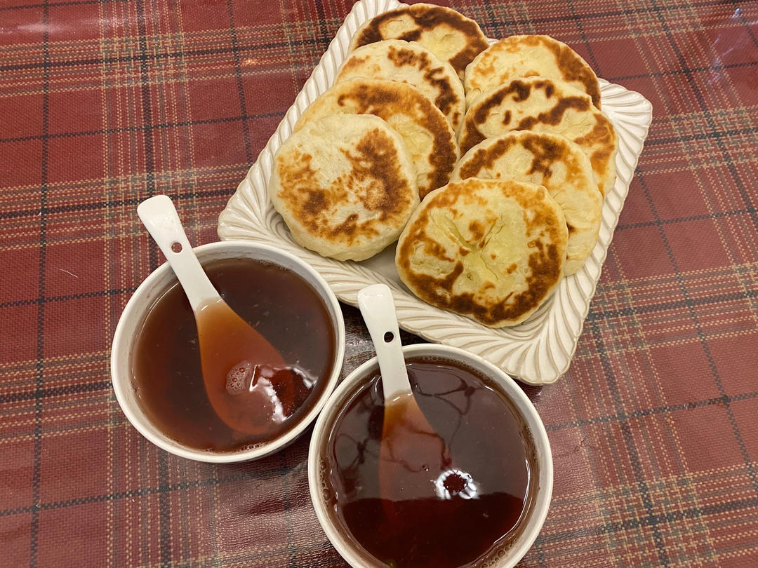 超宣软的发面饼