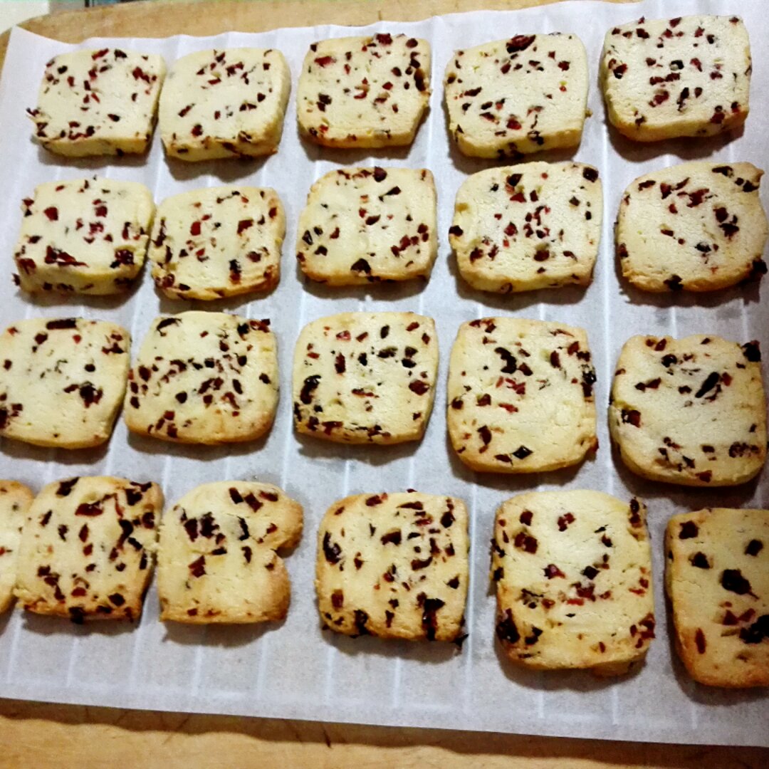 低糖少油版蔓越莓饼干