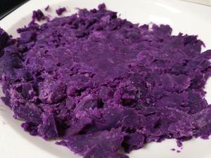 全麦紫薯面包低糖少油的做法 步骤3