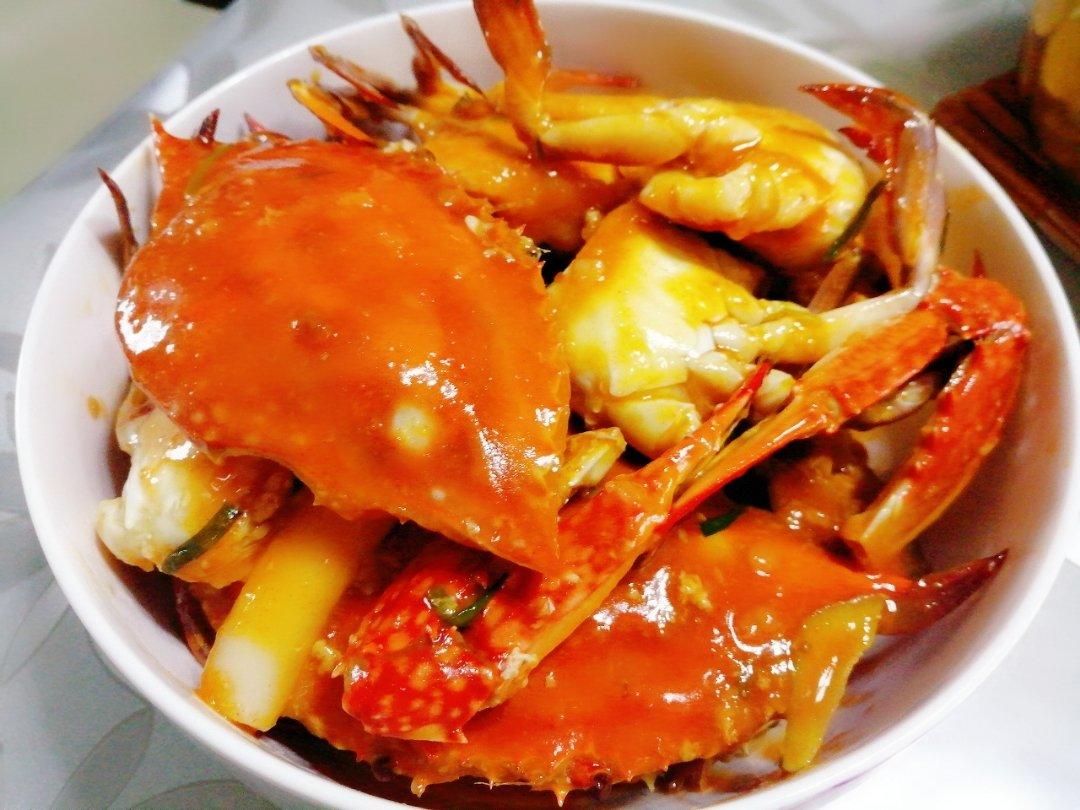 梭子蟹炒年糕