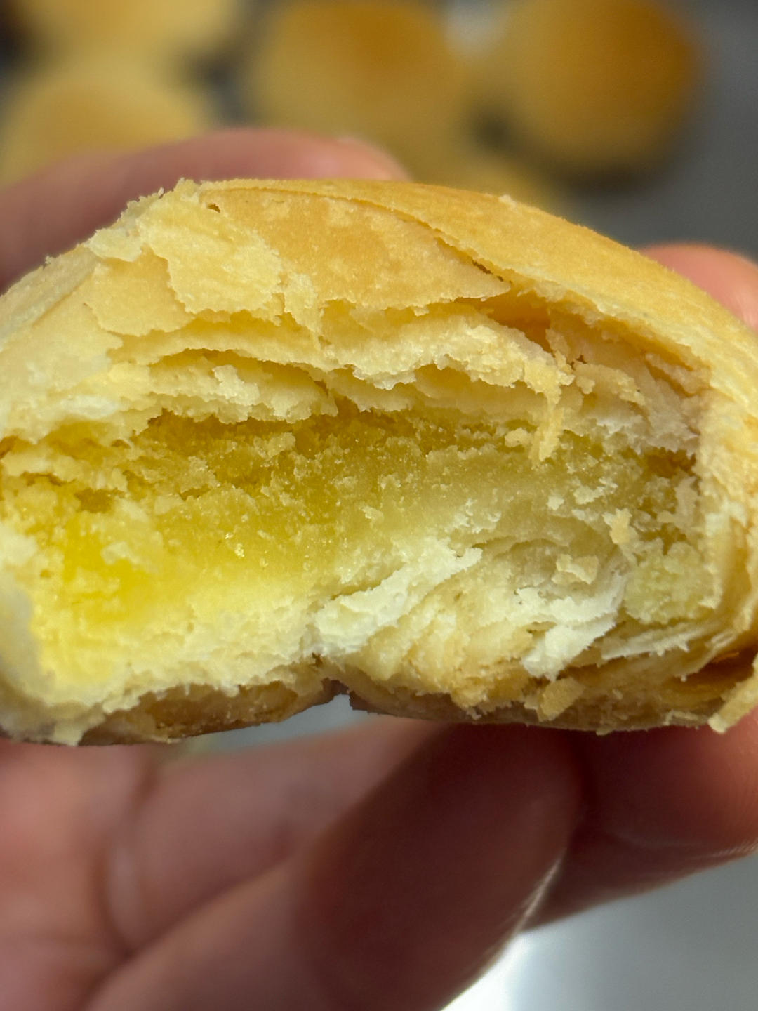 酥皮绿豆饼   酥得掉渣渣