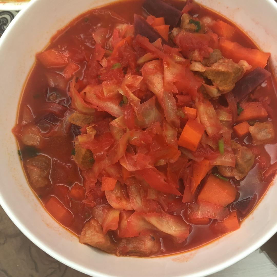 Russian Borsch-俄罗斯红菜汤/罗宋汤