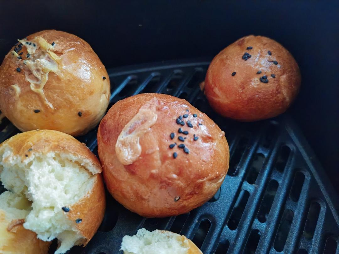 牛奶餐包（空气炸锅版）