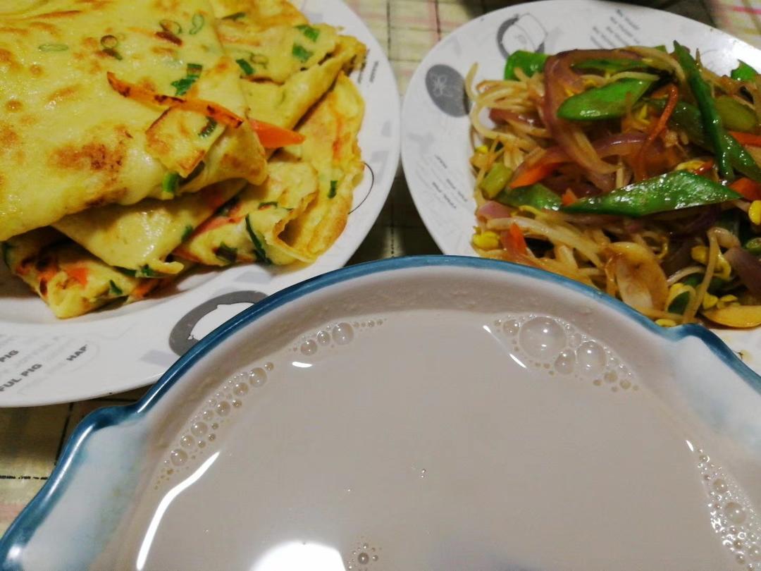 葱花鸡蛋饼