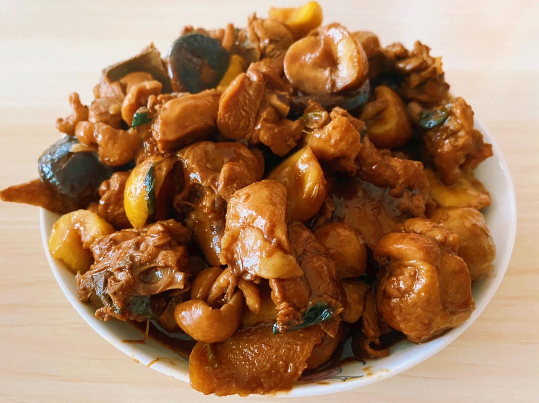 【栗子烧鸡】鸡肉都给你吃，栗子归我~