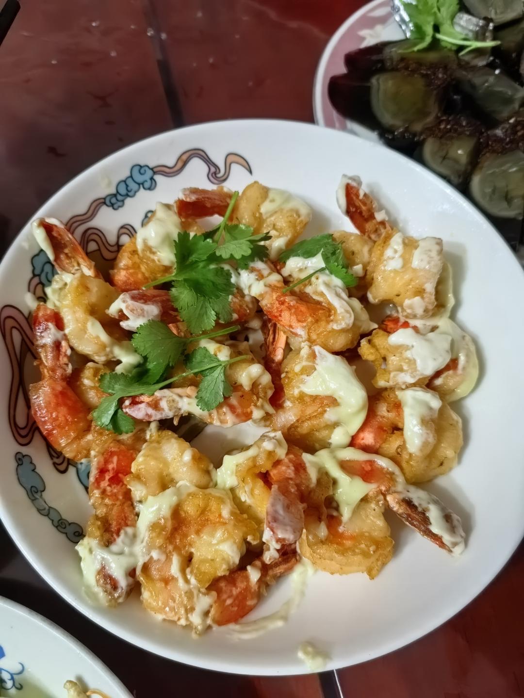 柏悦平替版芥末虾球