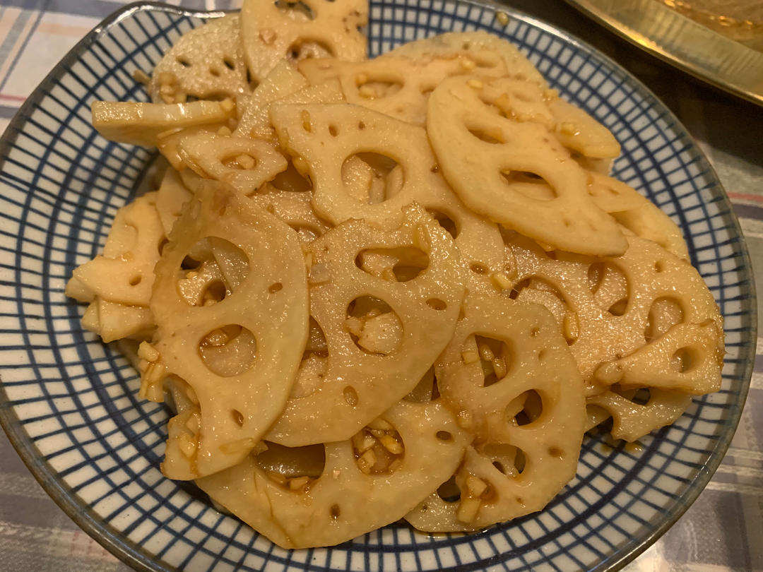 新绛风味凉菜～姜汁糖醋藕片～山西运城的好味道～