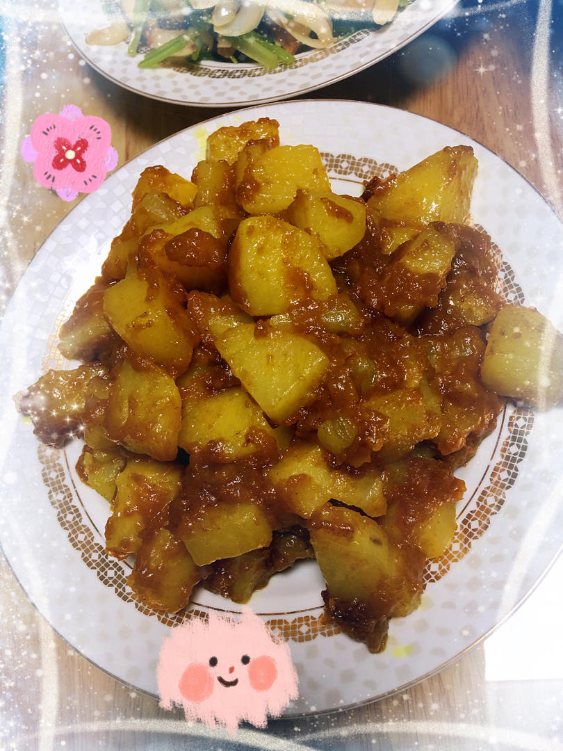 鸡肉咖喱土豆（懒人一定要收藏的菜谱😄）