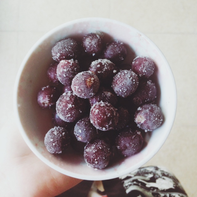 别有一番滋味的冰葡萄串