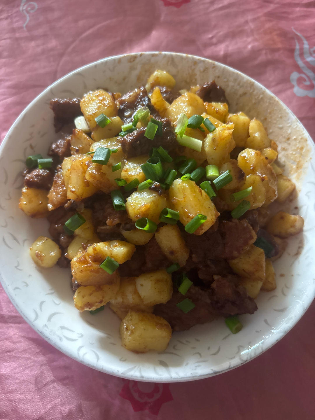 黑椒牛肉炒土豆