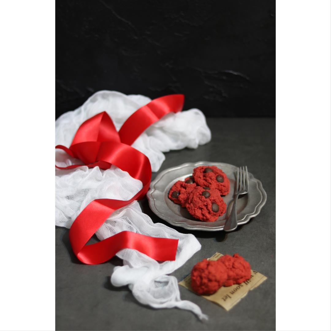 「生酮」红丝绒软曲奇