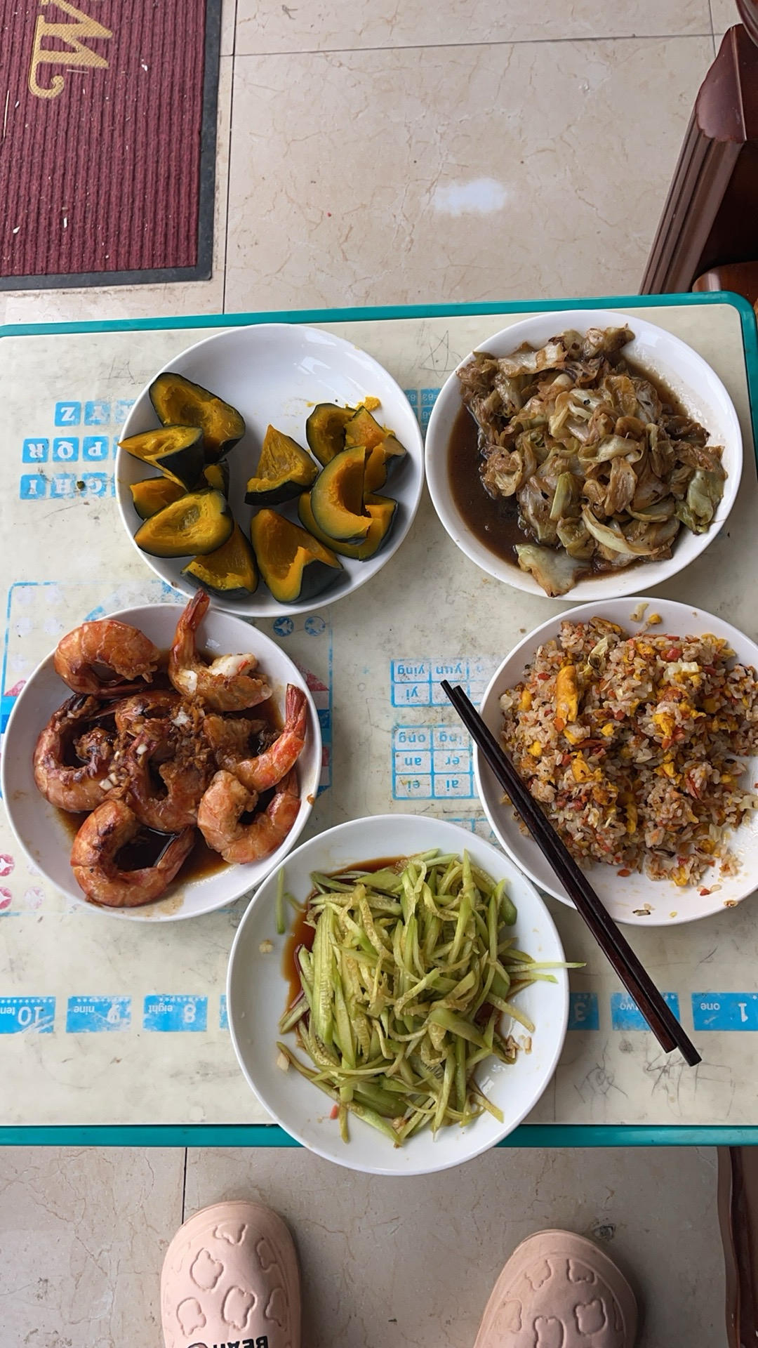 不再吃白灼虾（蒜香大虾）