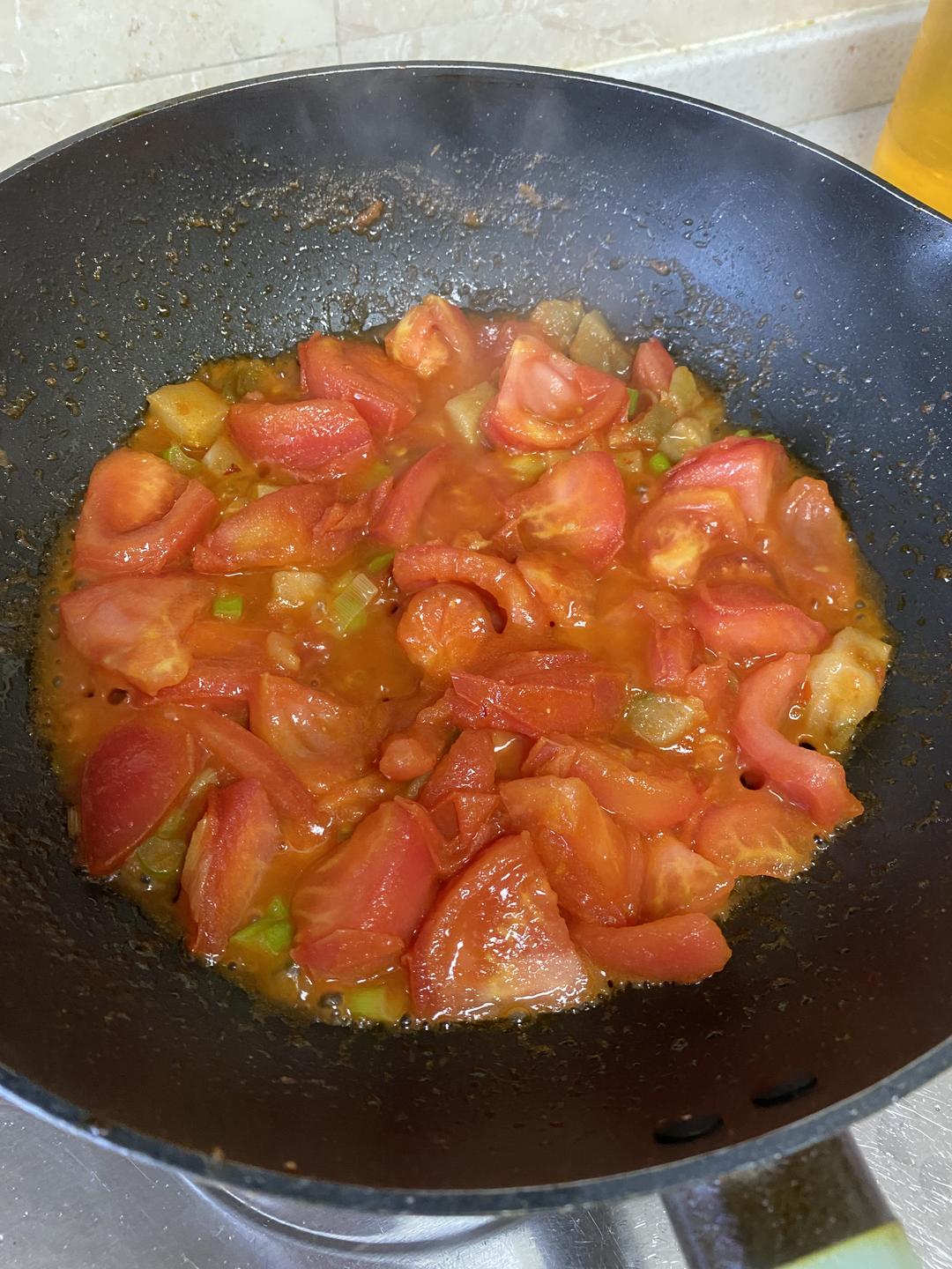 榨菜番茄鸡蛋汤