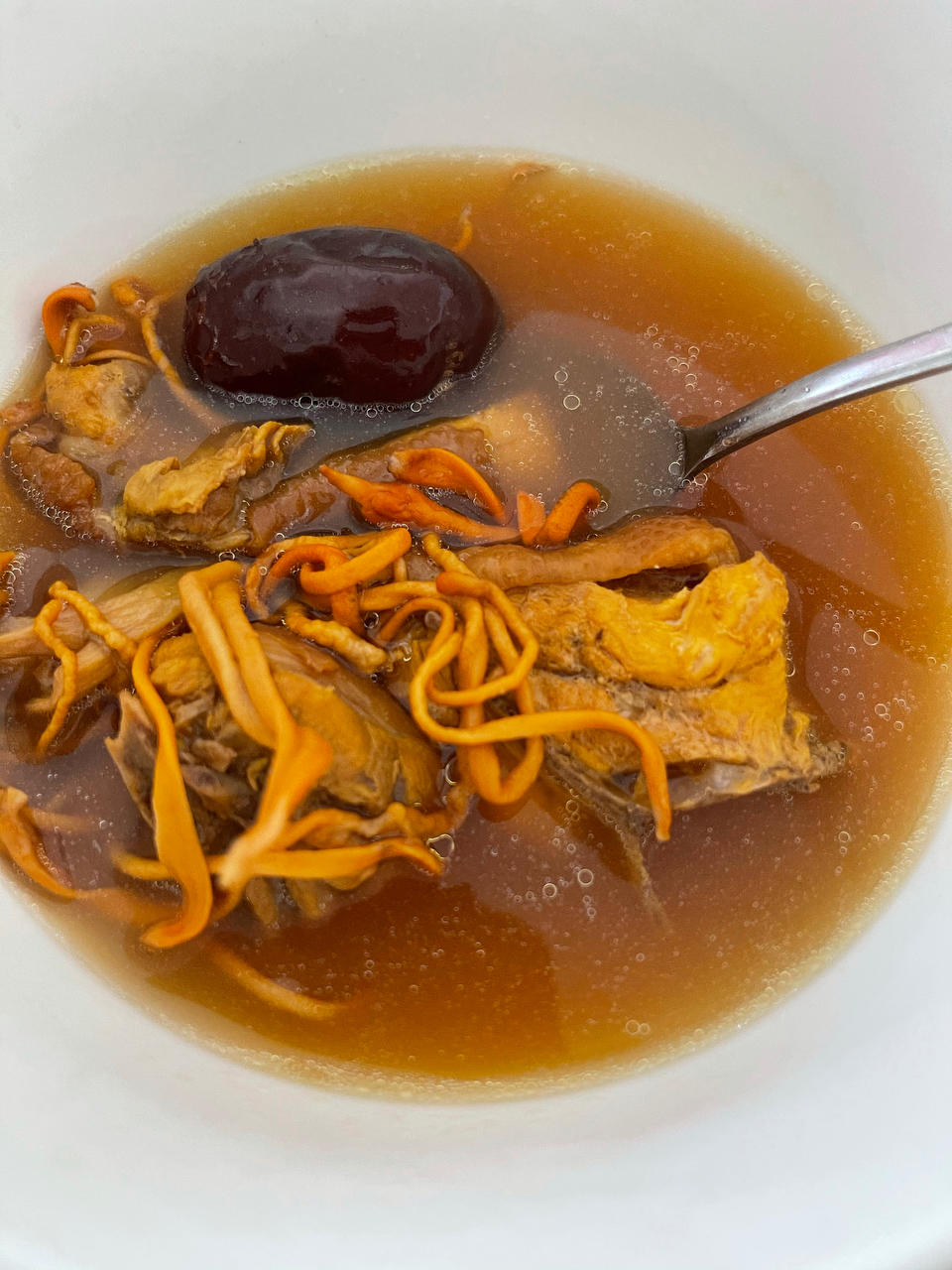 旺仔牛奶糖很甜呢做的菌菇汤广东老火汤