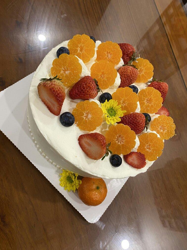 八寸戚风草莓巧克力淋面生日蛋糕🎂附详细步骤