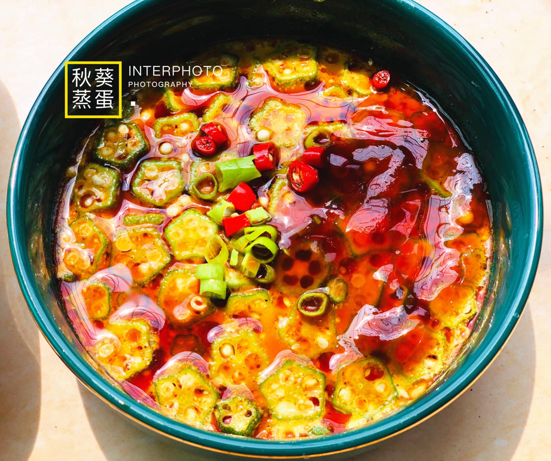 超简单的秋葵鸡蛋糕