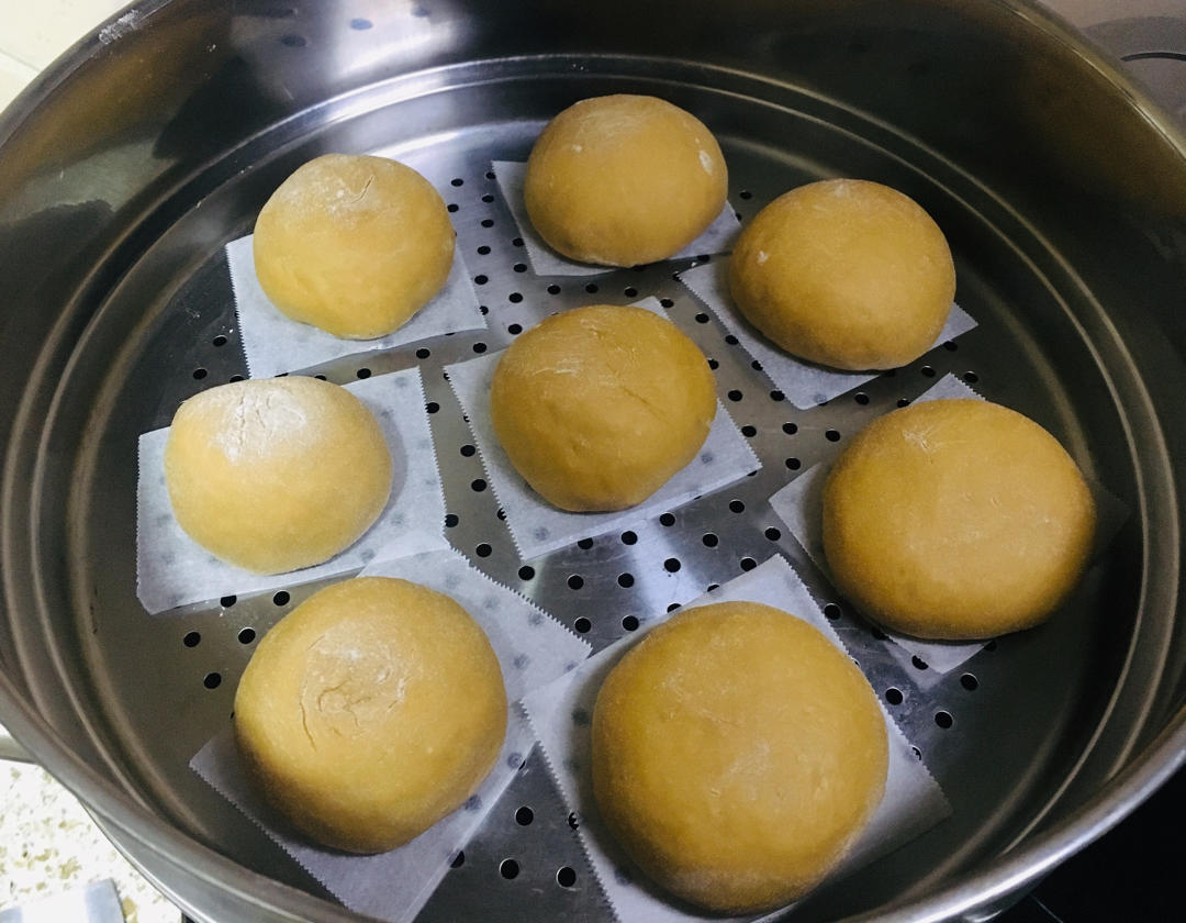 有着面包口感的红糖馒头（一次发酵）