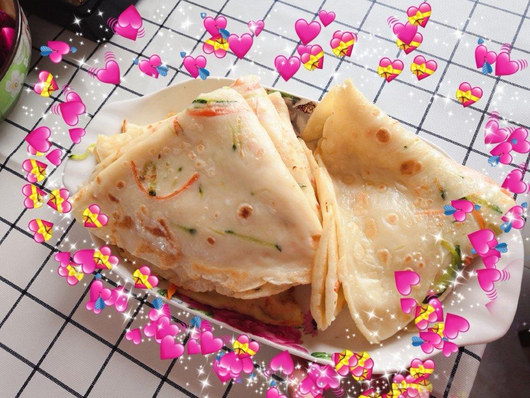 胡萝卜鸡蛋饼