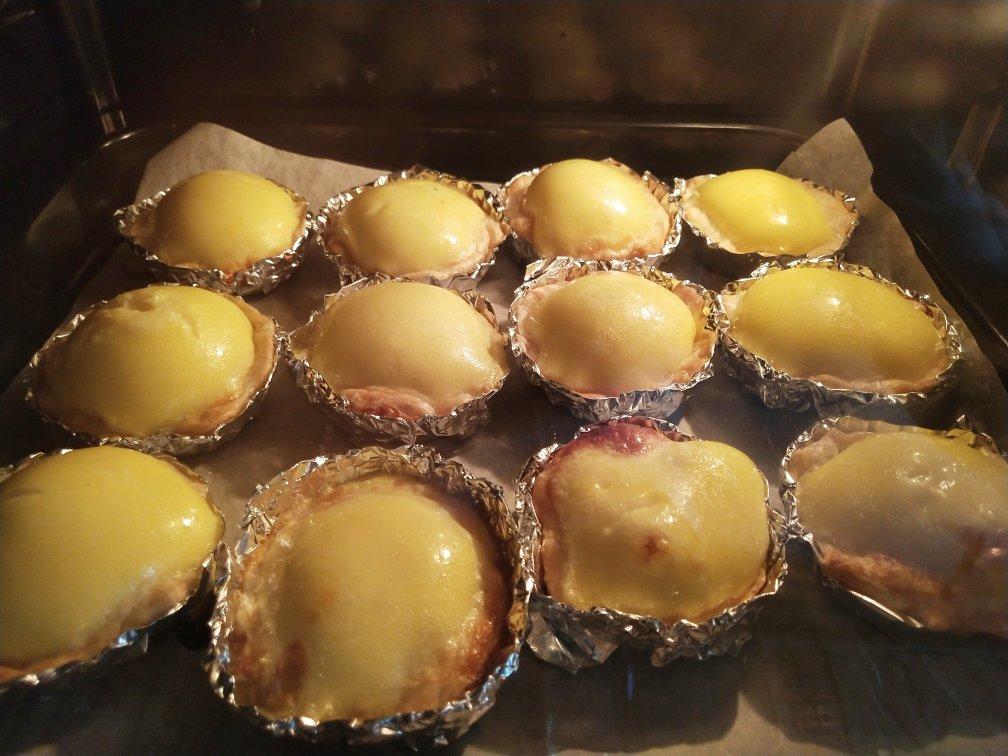 简易蛋挞（手抓饼挞皮）