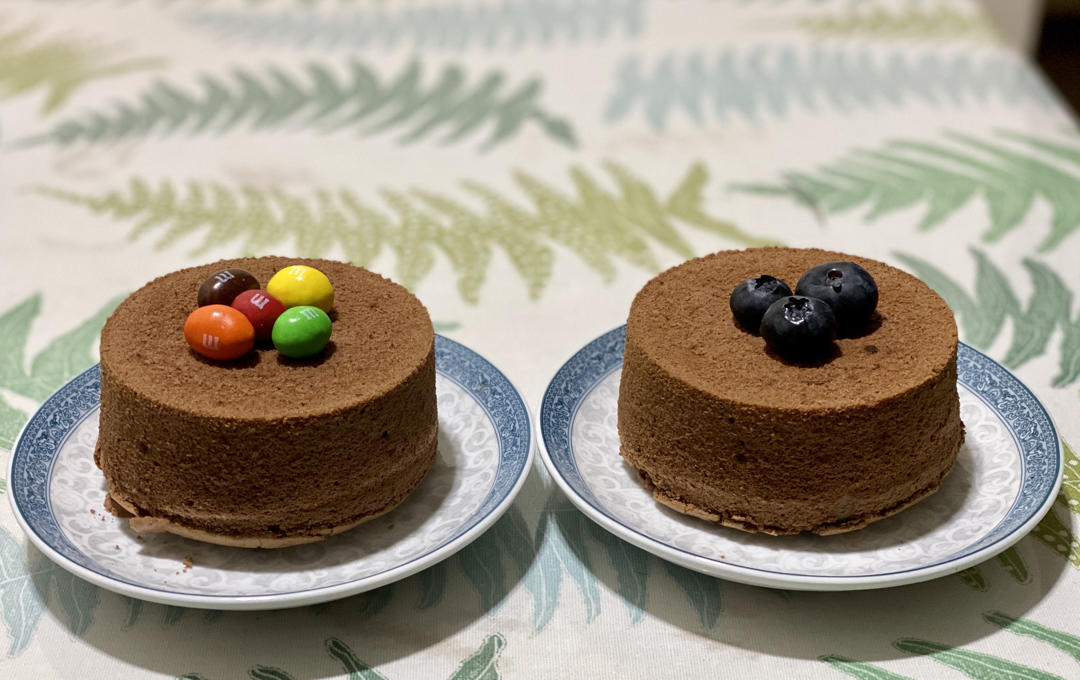 巧克力戚风蛋糕6寸(基础易成功版)