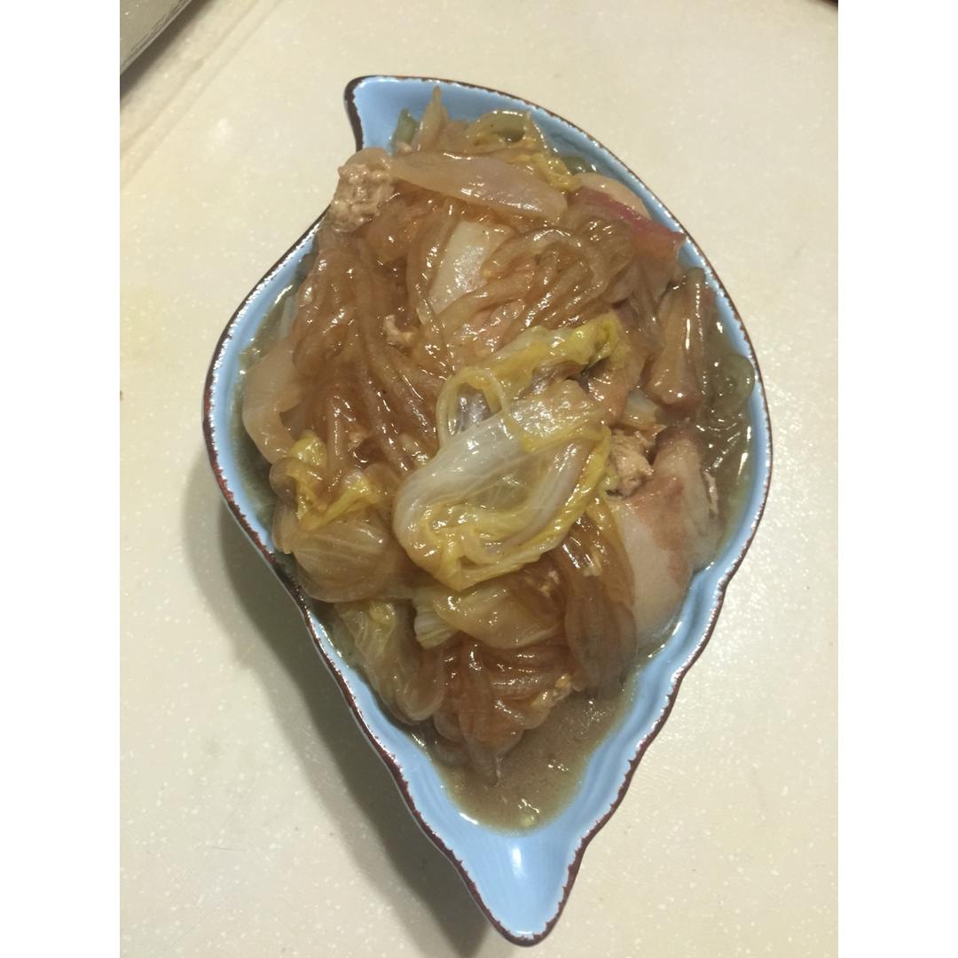 猪肉白菜炖粉条