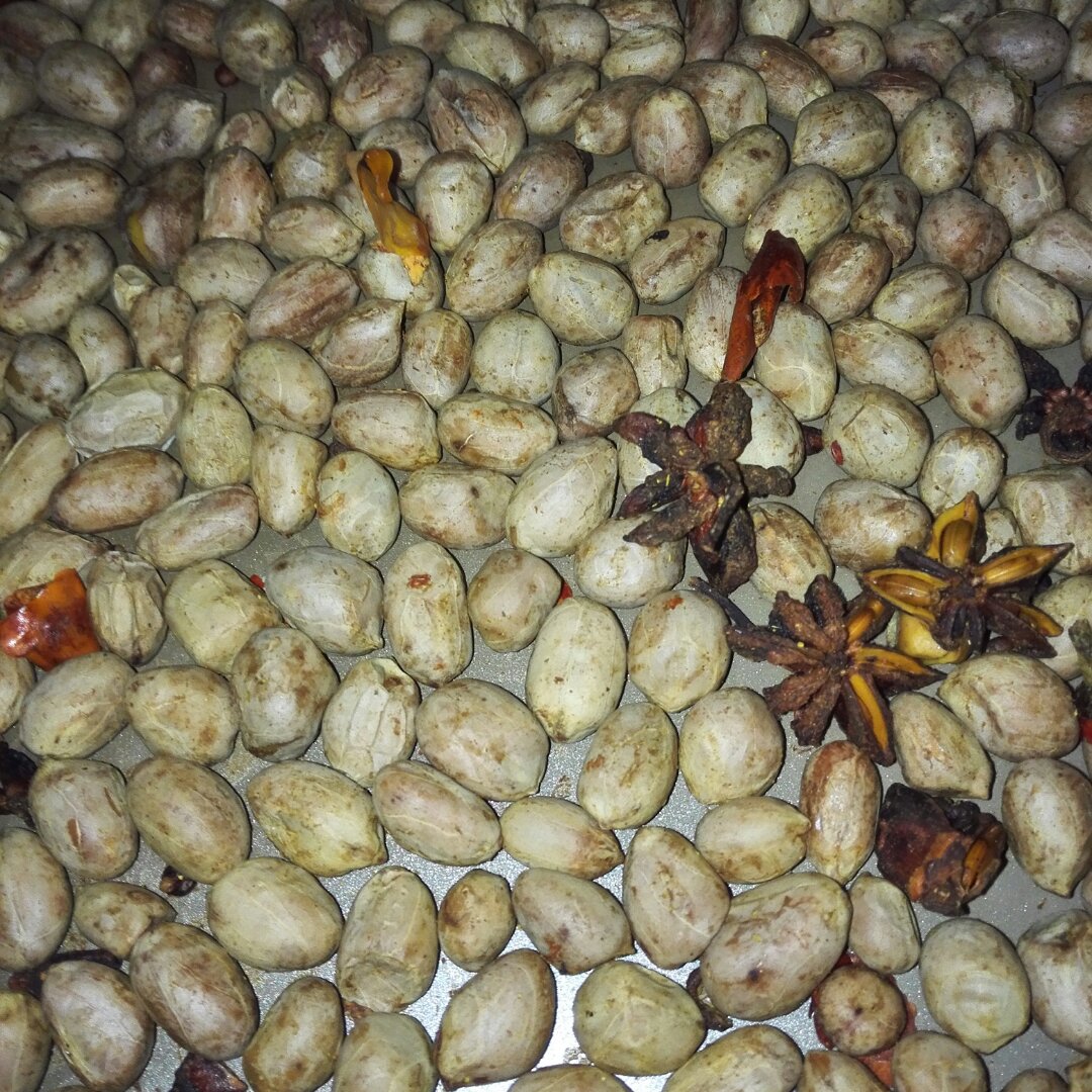 烤箱版盐焗花生
