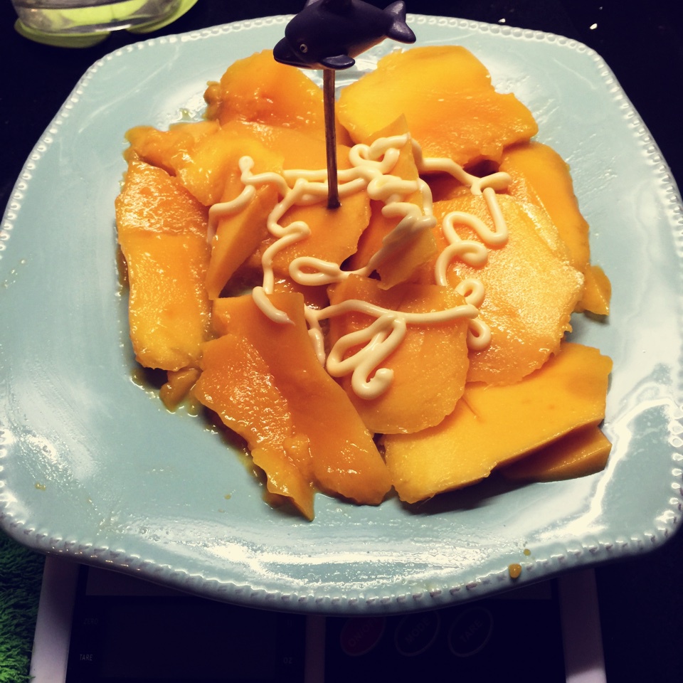 特昂糖做的青芒果沙拉