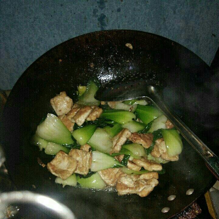 豆腐炒青菜