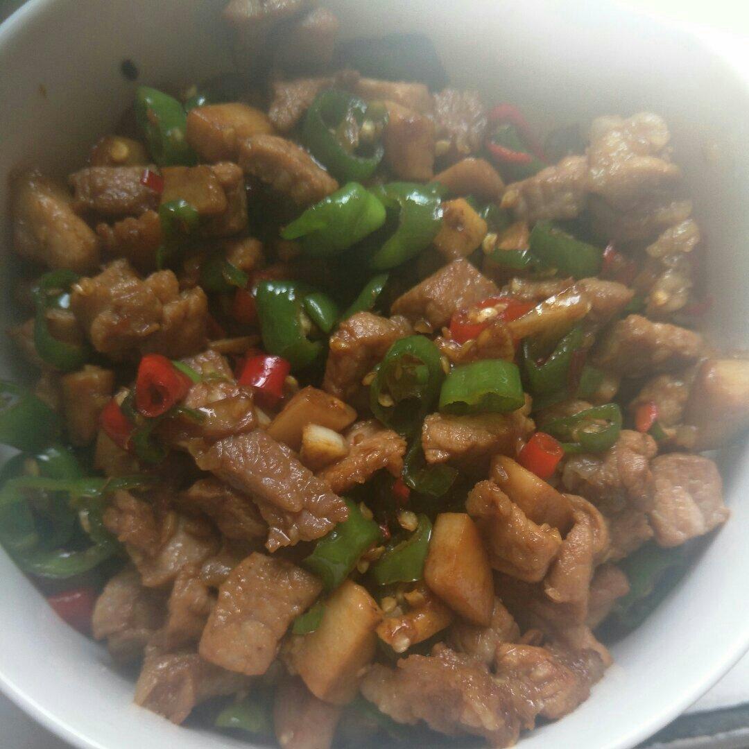 黑椒杏鲍菇牛肉粒