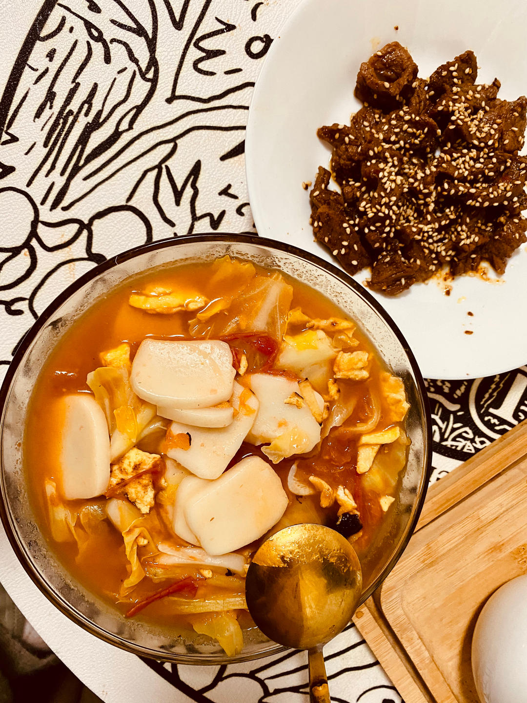 巨好吃的年糕汤