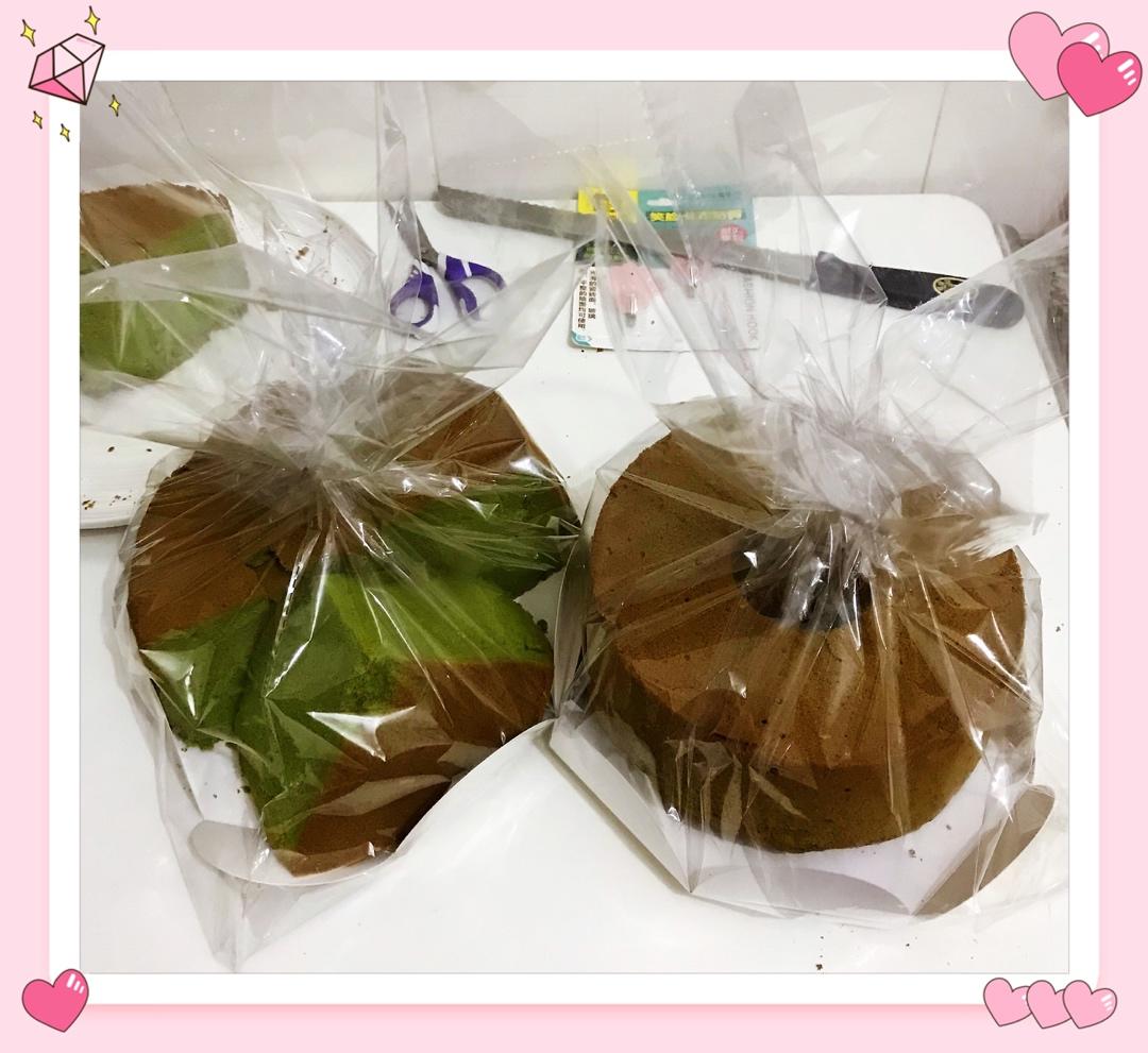 青井老师の抹茶戚风（17cm或18cm中空模）