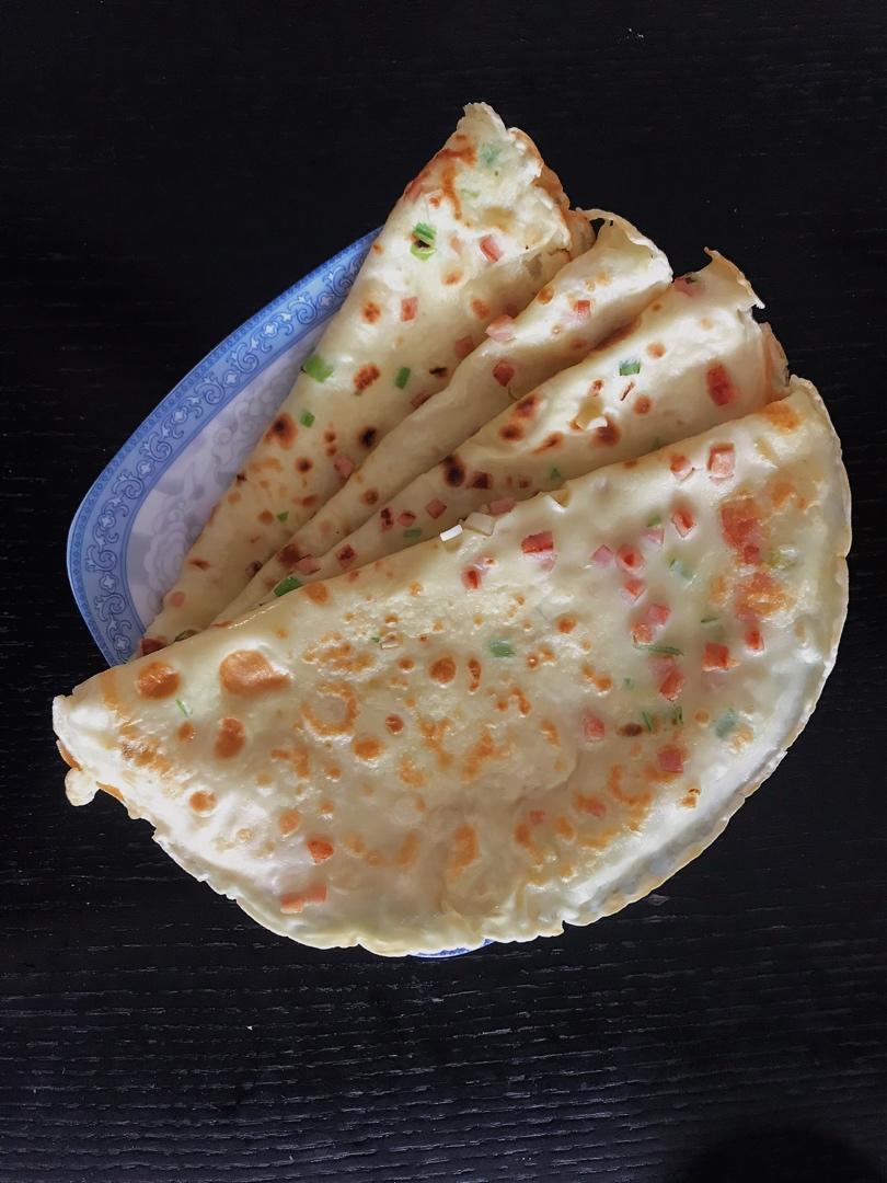鸡蛋软饼（薄而不破和卖的味道一样细腻好吃！）