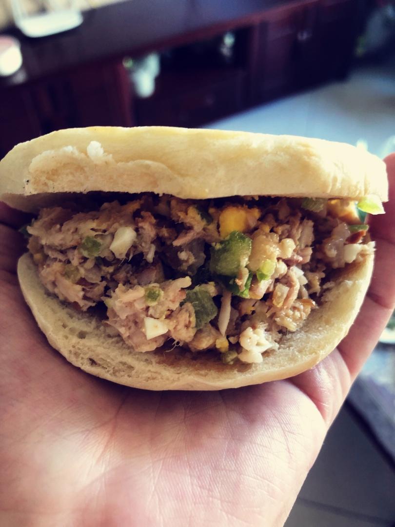 抹嘴-肉夹馍的肉和蛋，不放油版本
